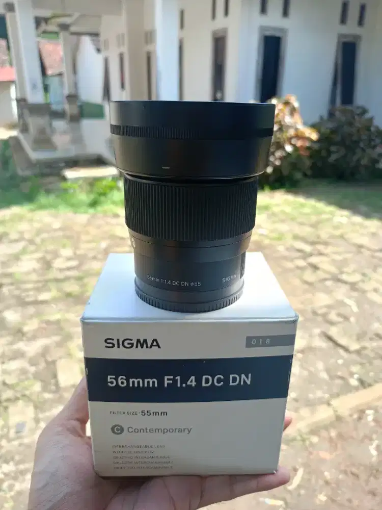 Lensa sigma 56mm for Sony