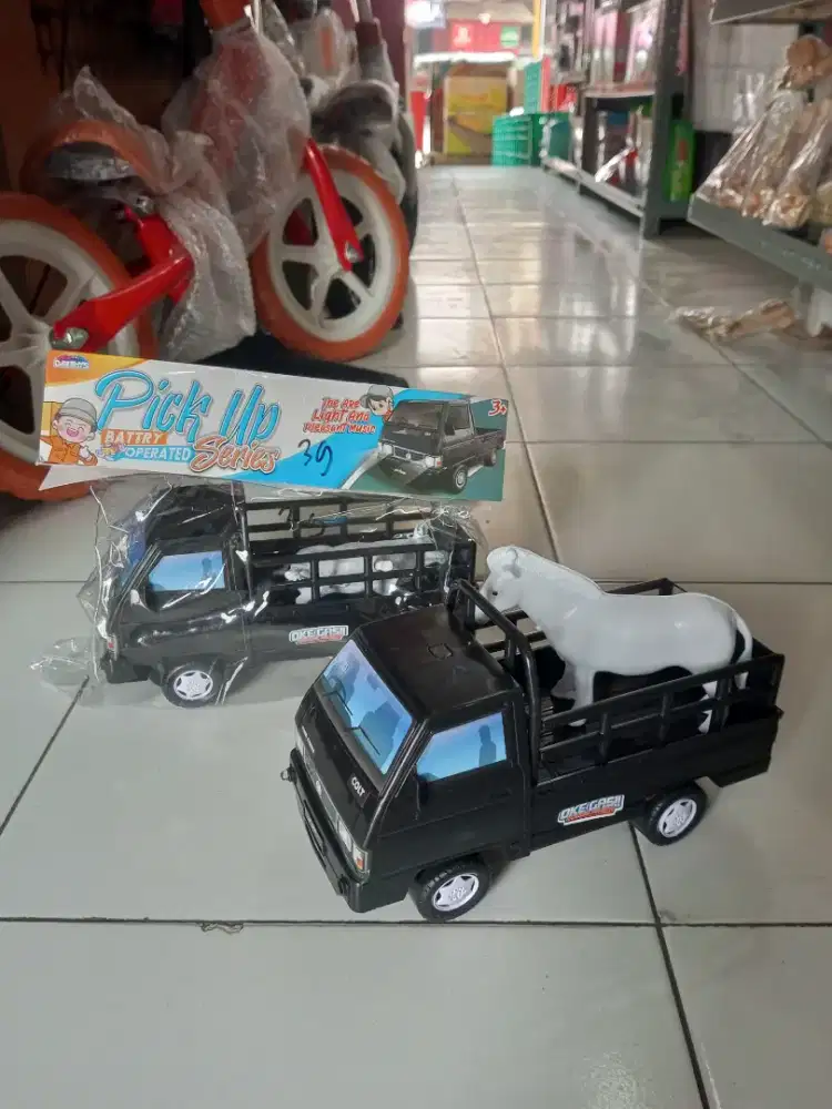 Mainan Anak Pickup Isi hewan batre