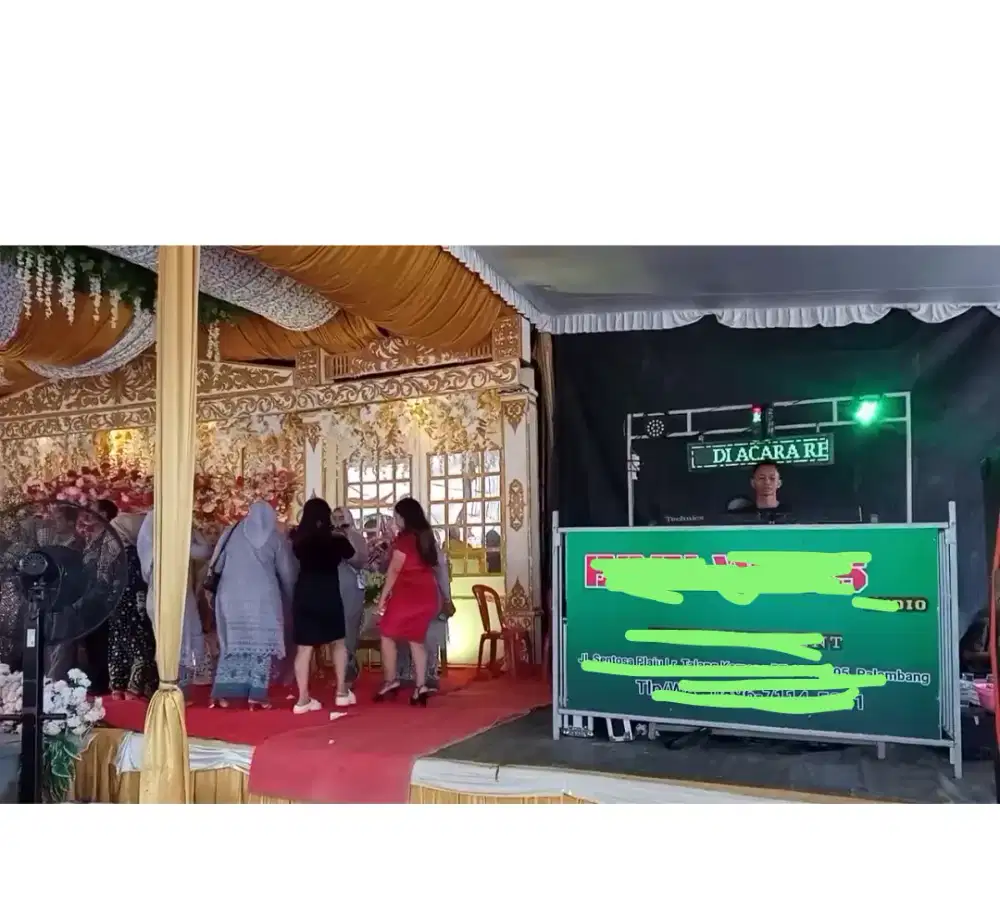 Pagar orgen plus tiang lampu