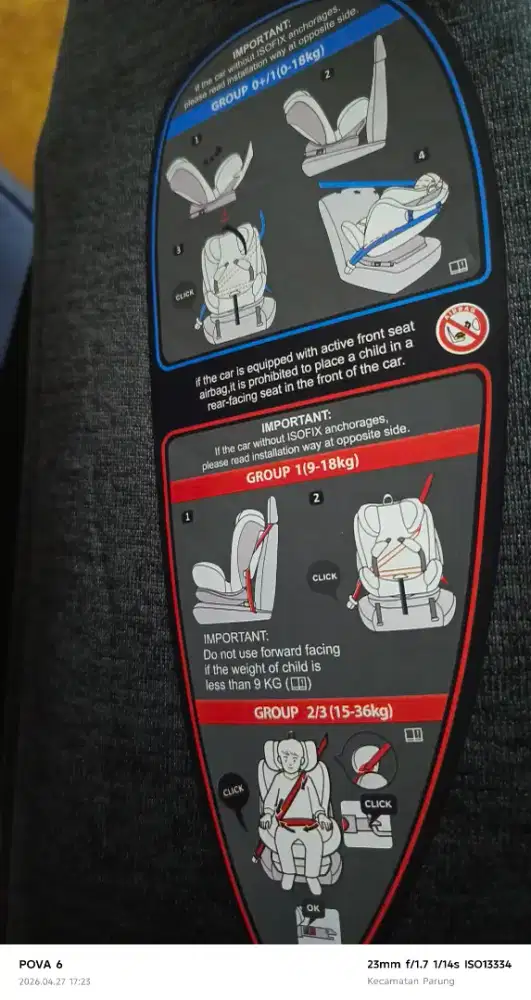 Car seat babyelle cosmo