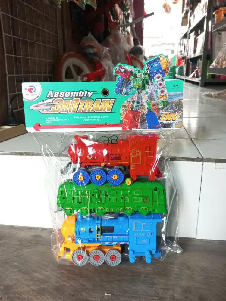 Mainan Anak Kereta isi 3