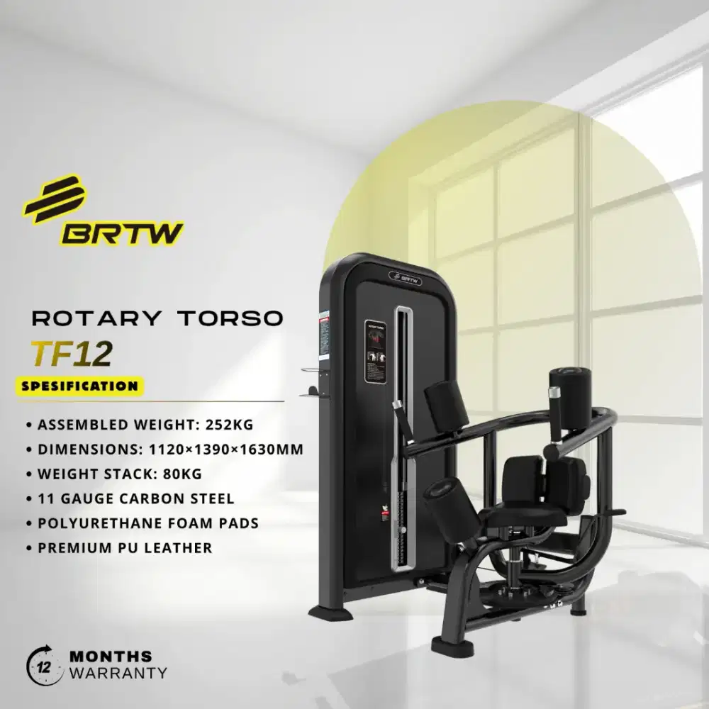 Rotary Torso Brtw Comercial TF12 Alat Fitness Gym