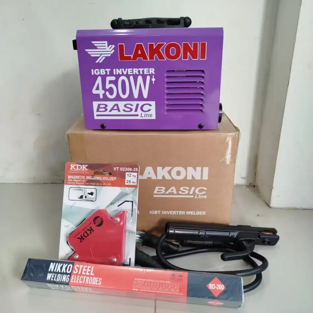 dijual Las Lakoni 450 watt komplit plus kabel tambahan