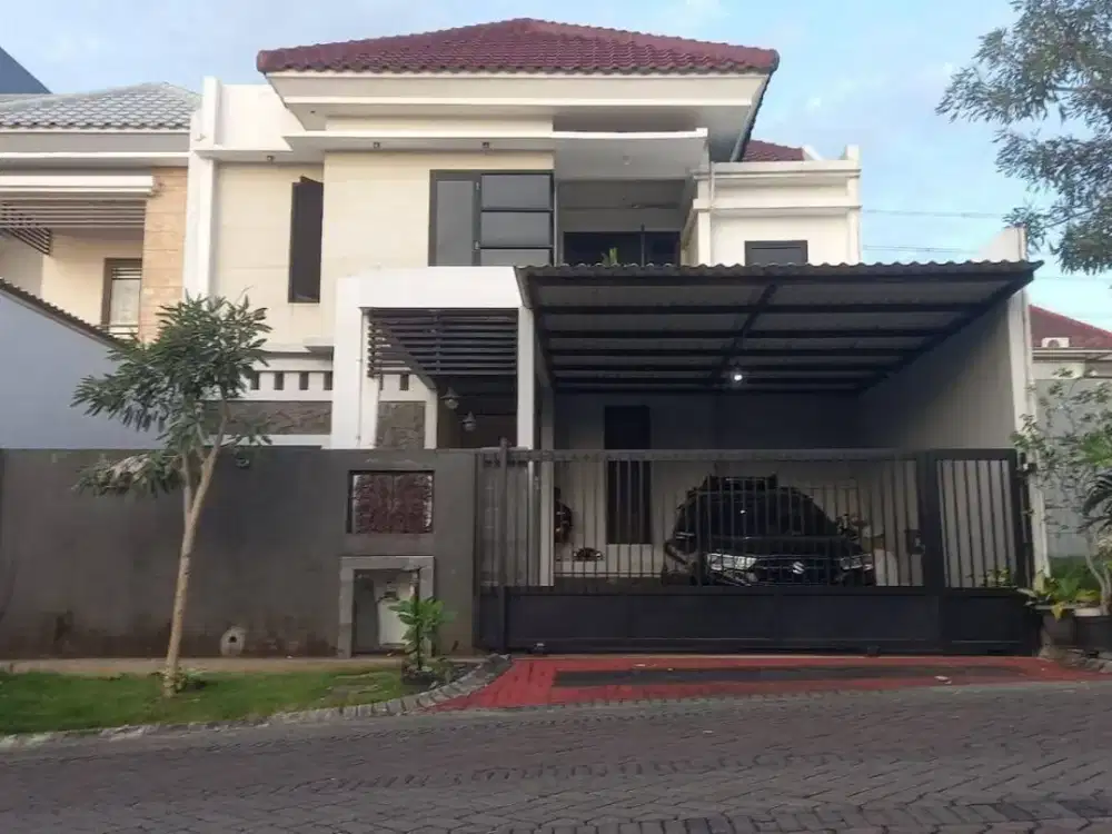 ‼️TERMURAH DI CITRALAND ,AREA STRATEGIS‼️ Rumah Mewah 2 Lantai FREE FURNISH Di Taman Puspa Raya  Citraland Sby Barat