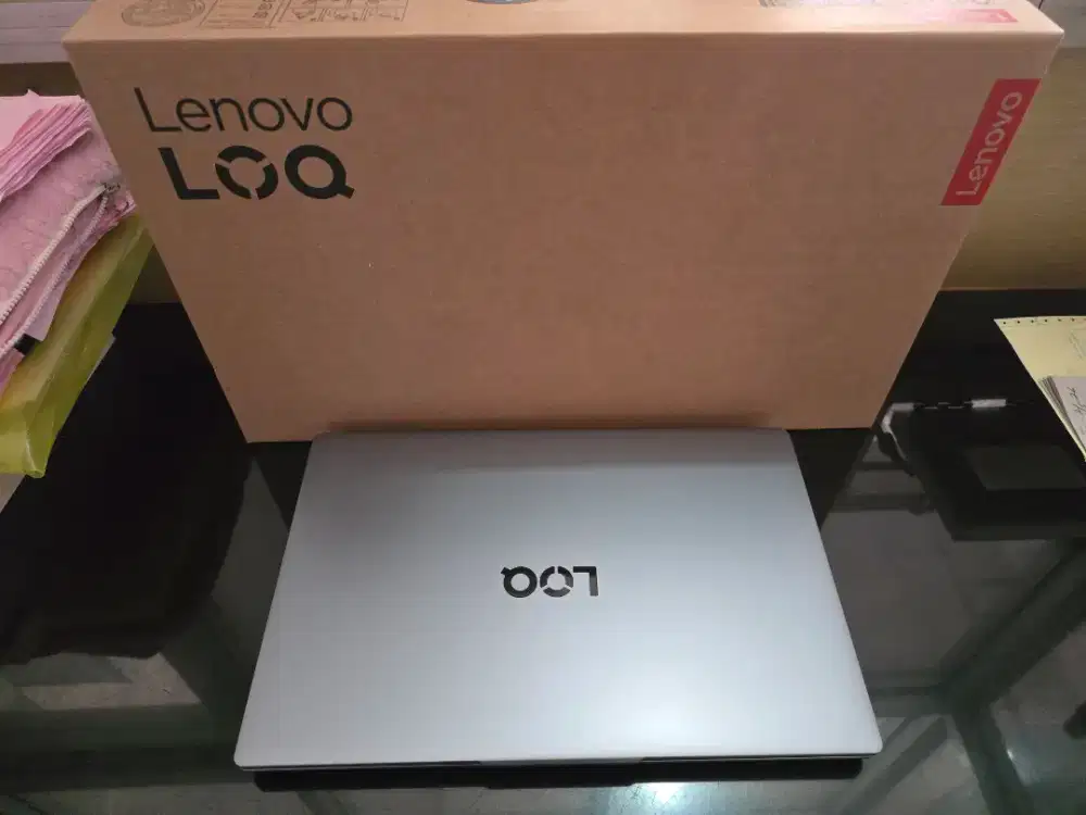Laptop LOQ 15IAX9E mulus like new garansi resmi
