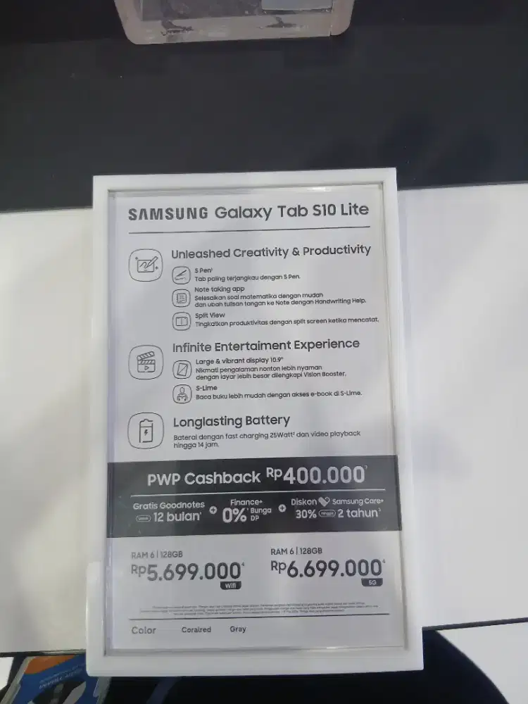 Samsung galaxy Tab S10 Lite 6/128gb