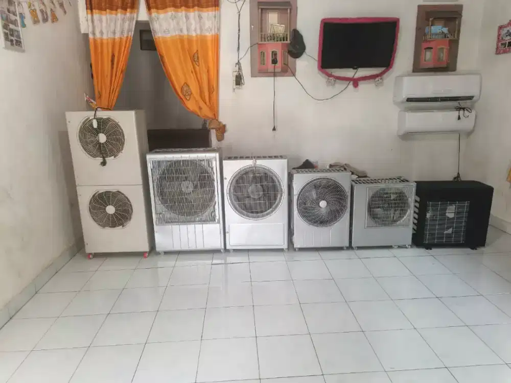 kipas angin ac model indoor dan outdoor