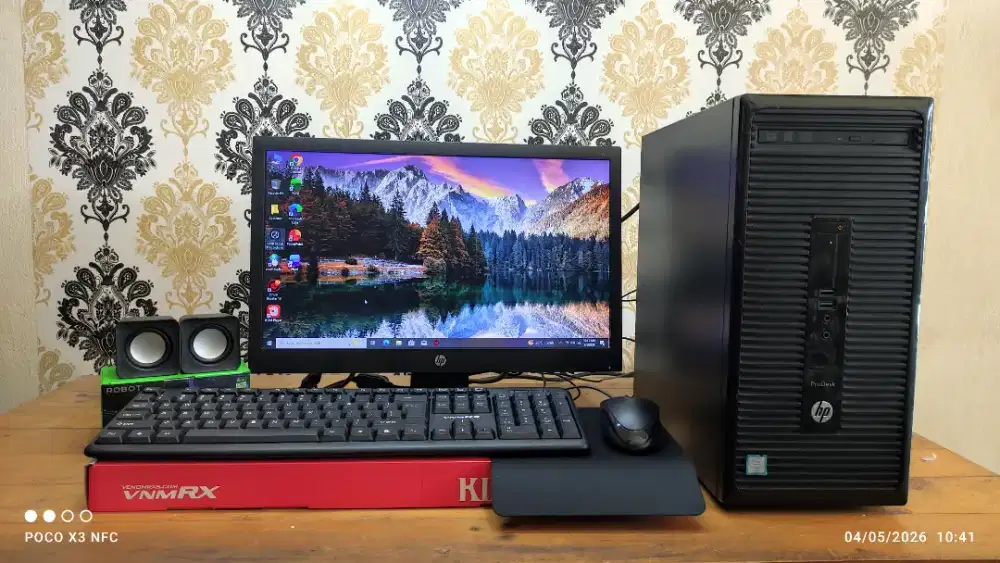 PC FULLSET CORE i5-6400, RAM 8GB DDR4 (128+500GB) LAYAR LED HP 19 INC