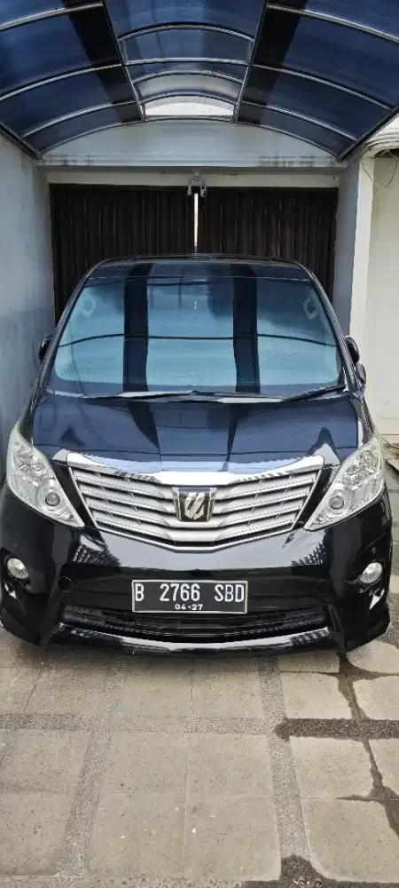 ALPHARD 2012 Hitam