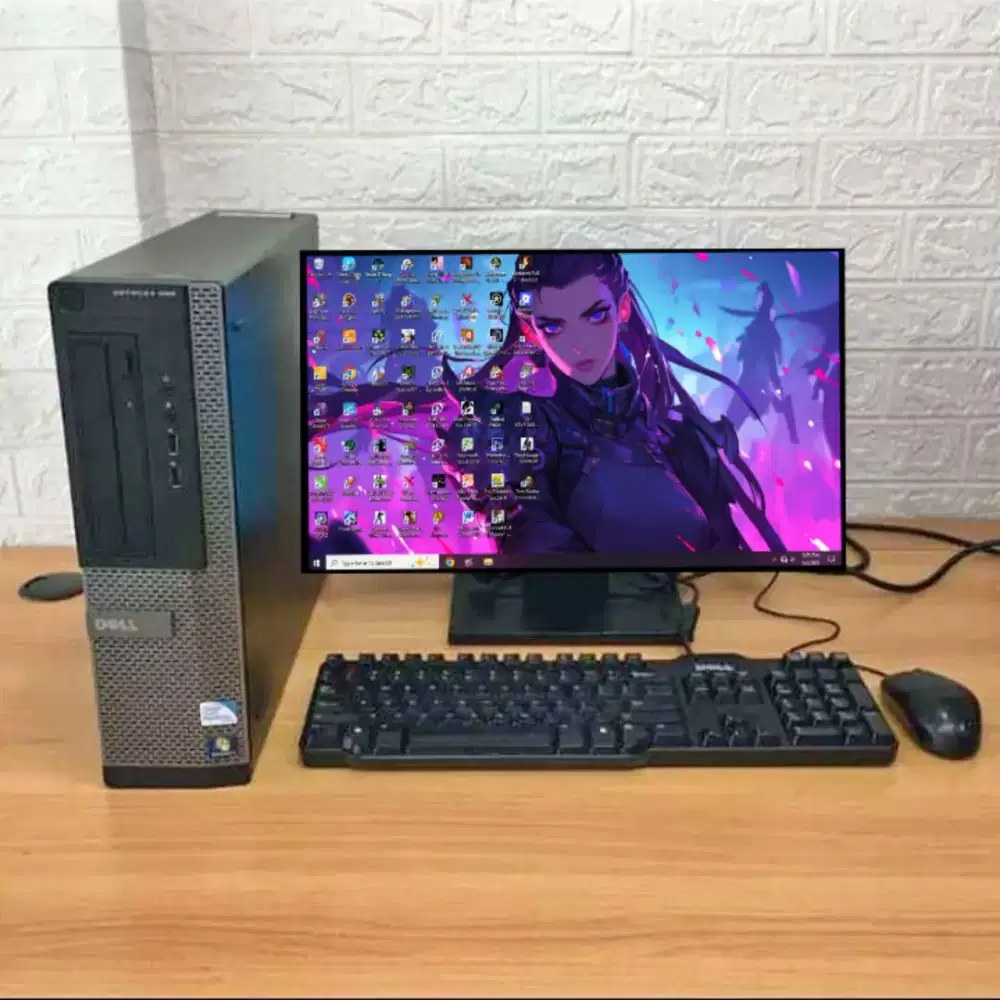 PC GAMING FULSET + LCD + RAM 8 GB + VGA 1 GB + HD 500 GB + GAMES APP