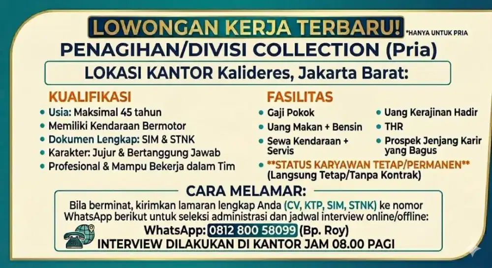 Penagihan divisi collection
