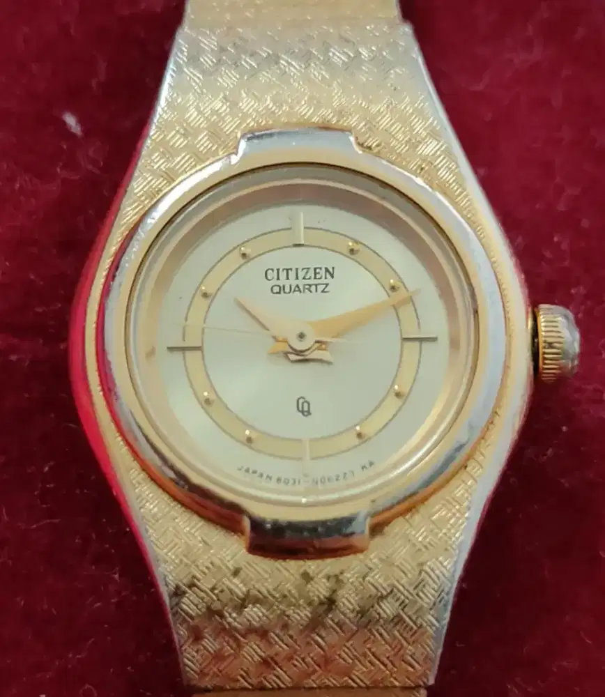 Jam tangan wanita vintage original Citizen Quartz