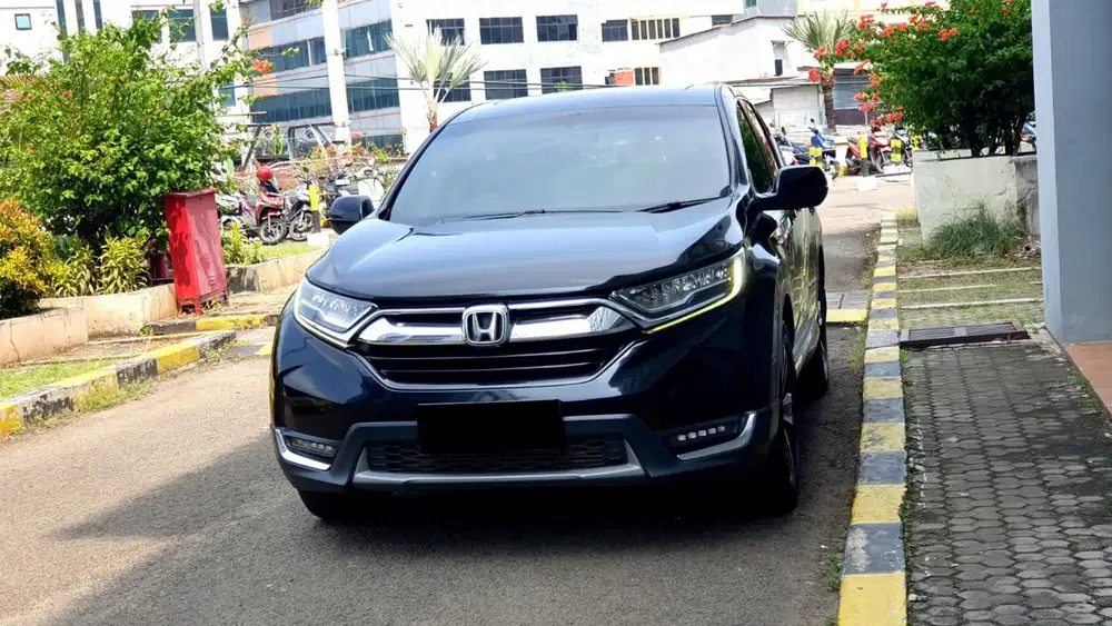 Honda crv turbo prestige 2018 hitam sunroof pajak panjang