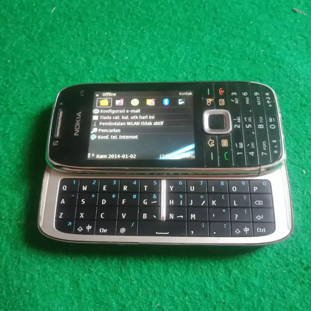 Nokia E75 gesek samping jadul legend modis steel