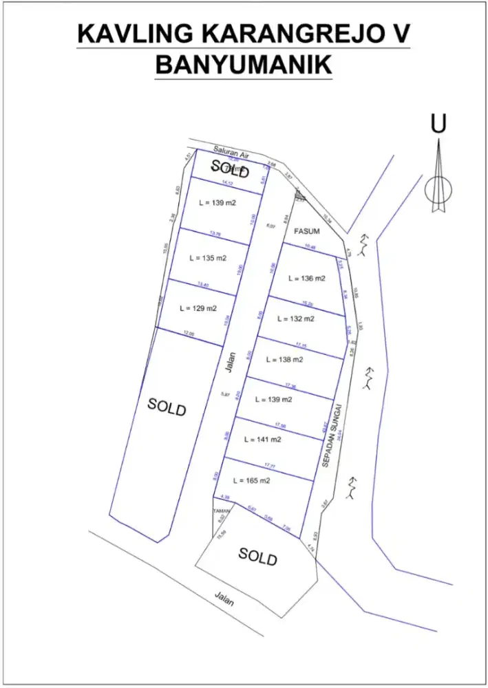 Tanah dekat UNDIP banyumanik semarang