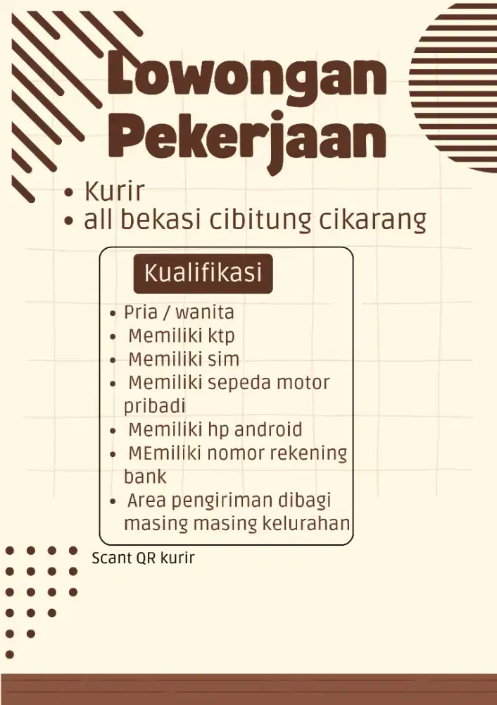Loker kurir paket