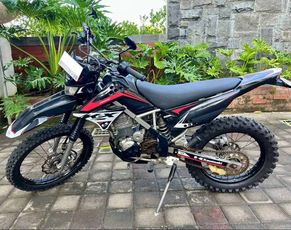 Kawasaki KLX 150 L Tahun 2014 Spek Upgrade + Banyak Extra Bonus Part