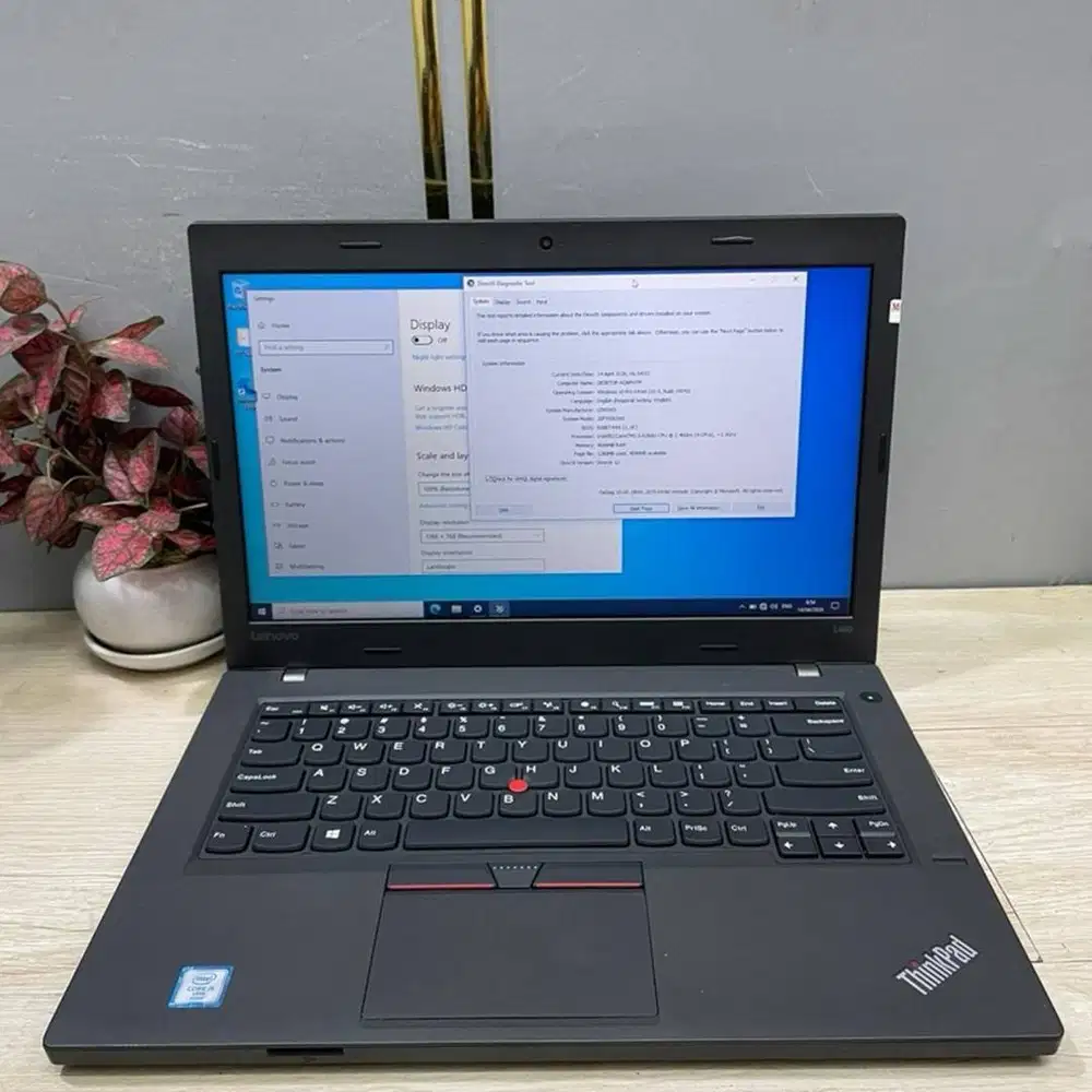 laptop lenovo thinkpad L460 core i5 gen6 layar 14inch DL-ETM