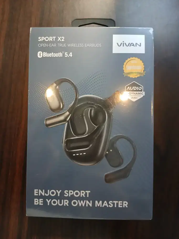 Vivan Sport X2 Earphone Bluetooth 5.4 Open Ear TWS Earbuds 4 Mic ENC