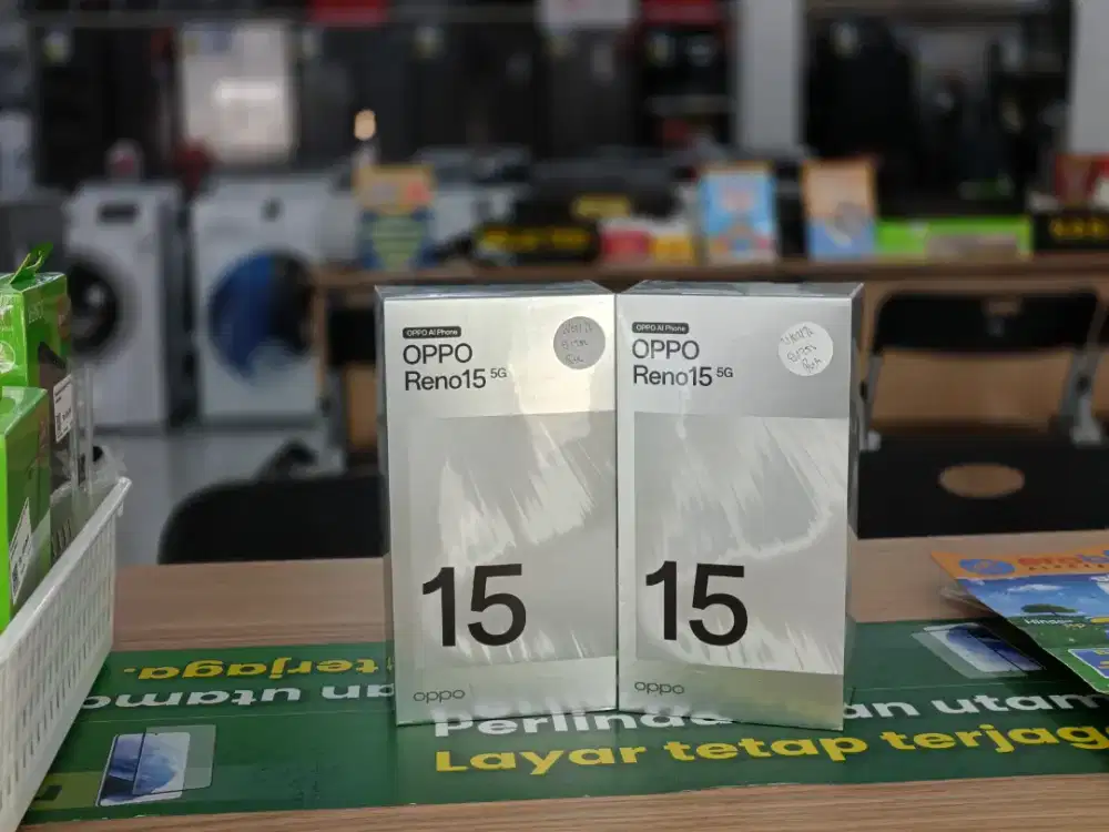 STOK READY] OPPO RENO 15 5G 8/256 Gb–RESMI(BONUS VOUCHER 200rb)