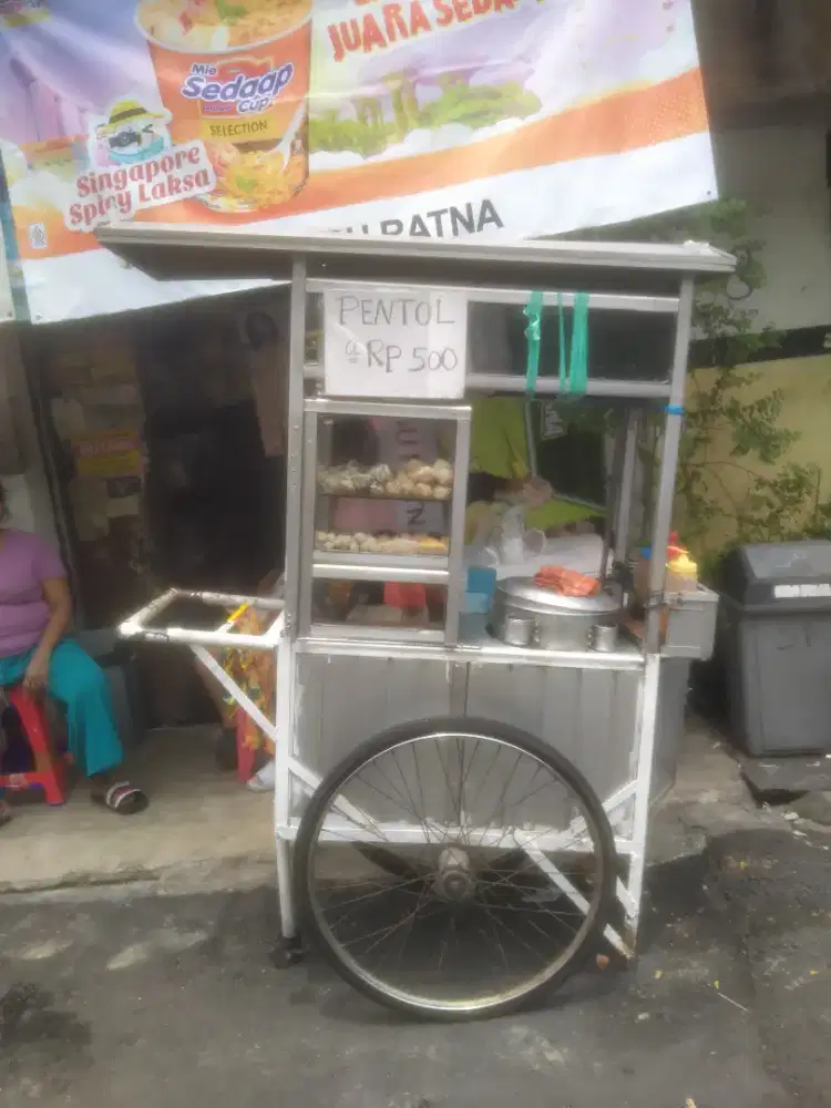 Jual gerobak bakwan malang