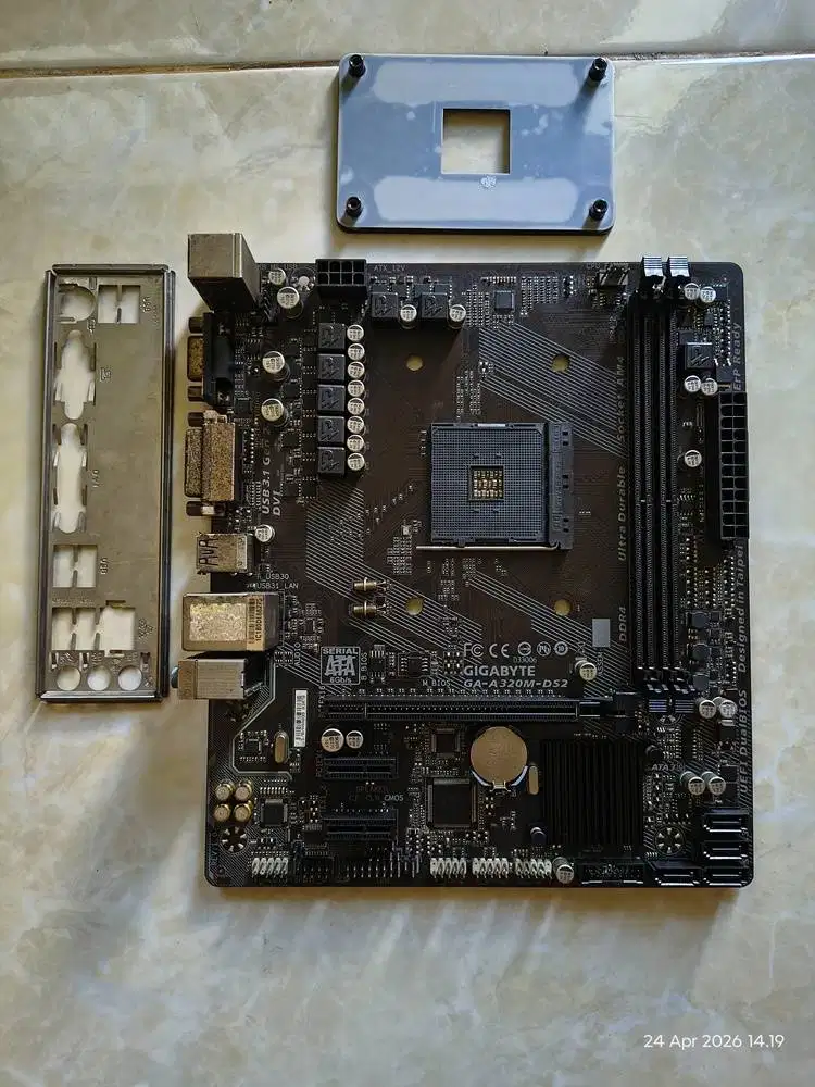 GIGABYTE A320M-DS2-CF Socket AMD AM4 DDR4 Ryzen Gen1/2/3/4/5