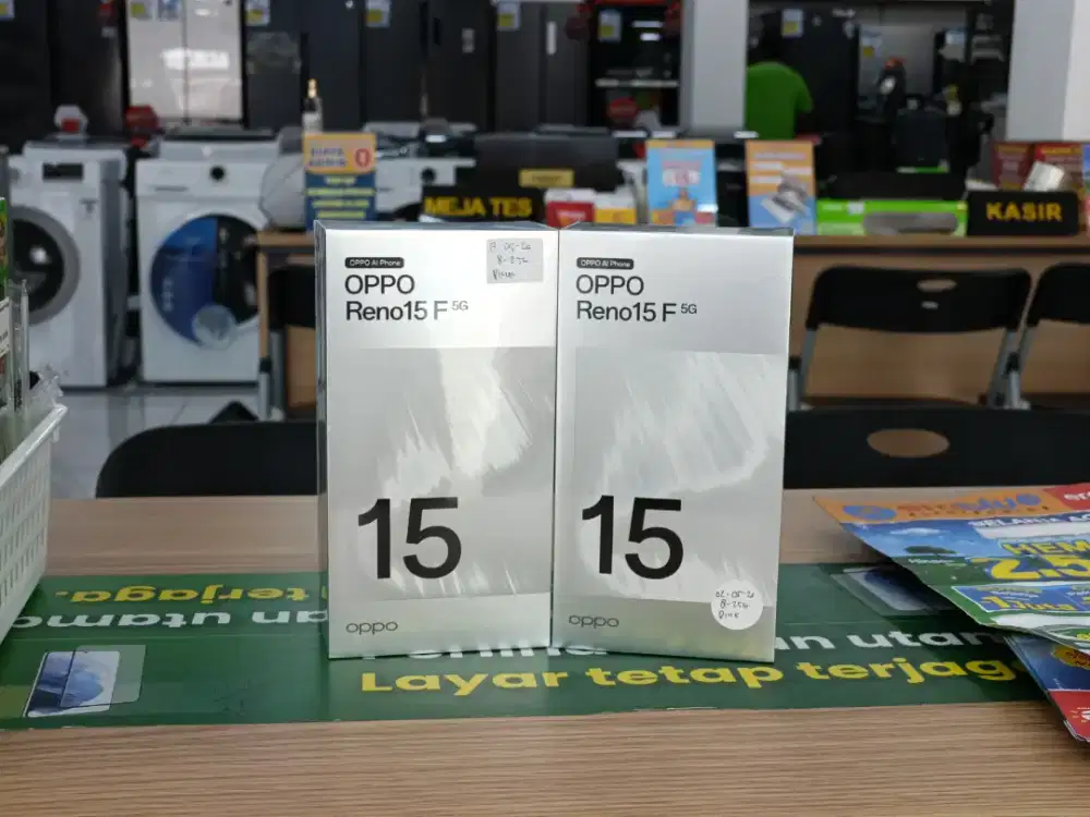 STOK READY] OPPO RENO 15F 5G 8/256 Gb–RESMI(BONUS VOUCHER 200rb)