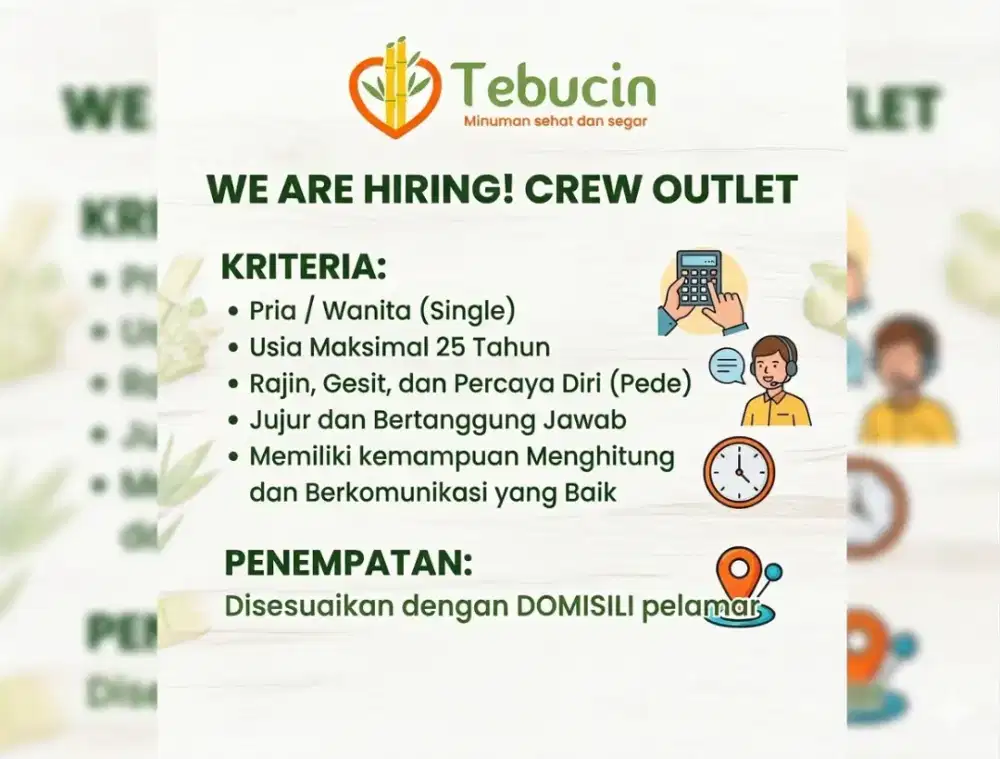 Jaga stand tebu