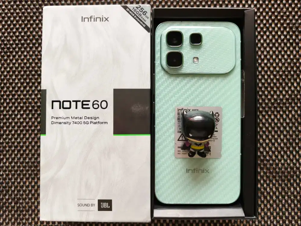 infinix note 60 5g 8/256 fullset