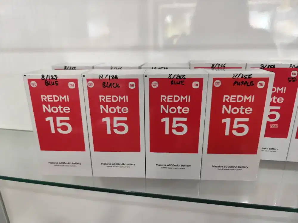 Redmi Note 15 New, HARGA PROMO, Garansi Resmi, BisaCOD