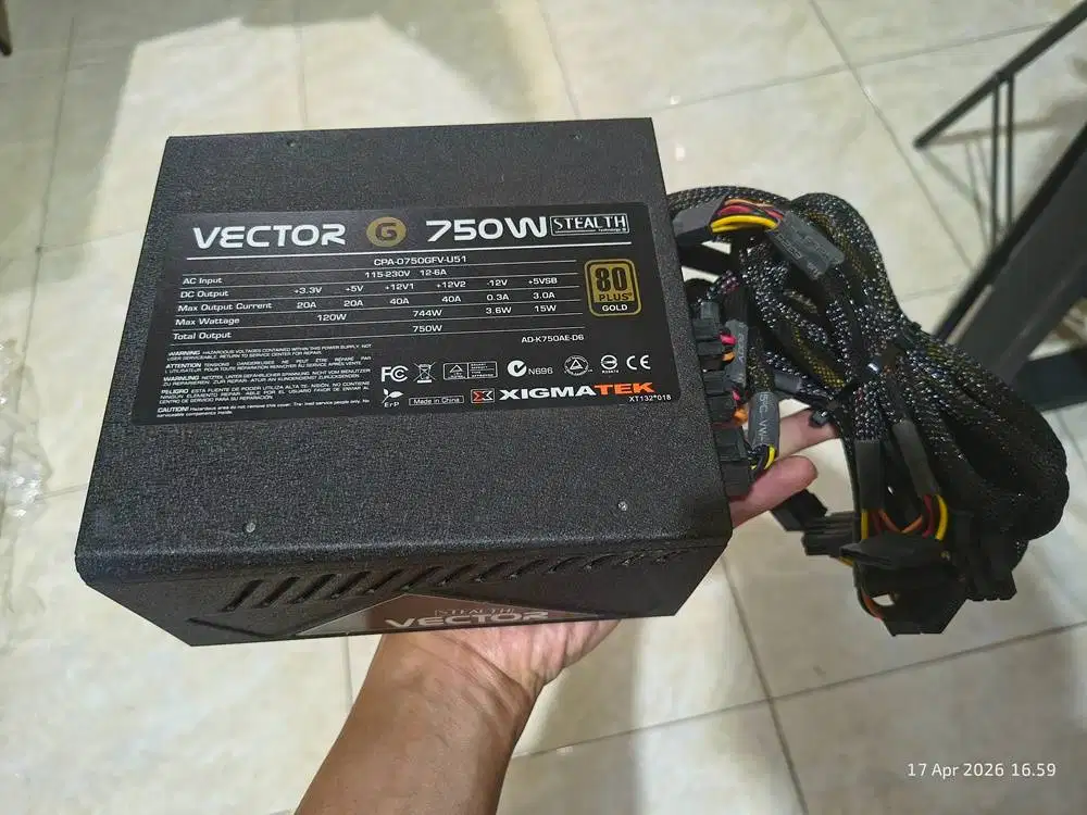 XIGMATEK VECTOR G 750W 80+GOLD