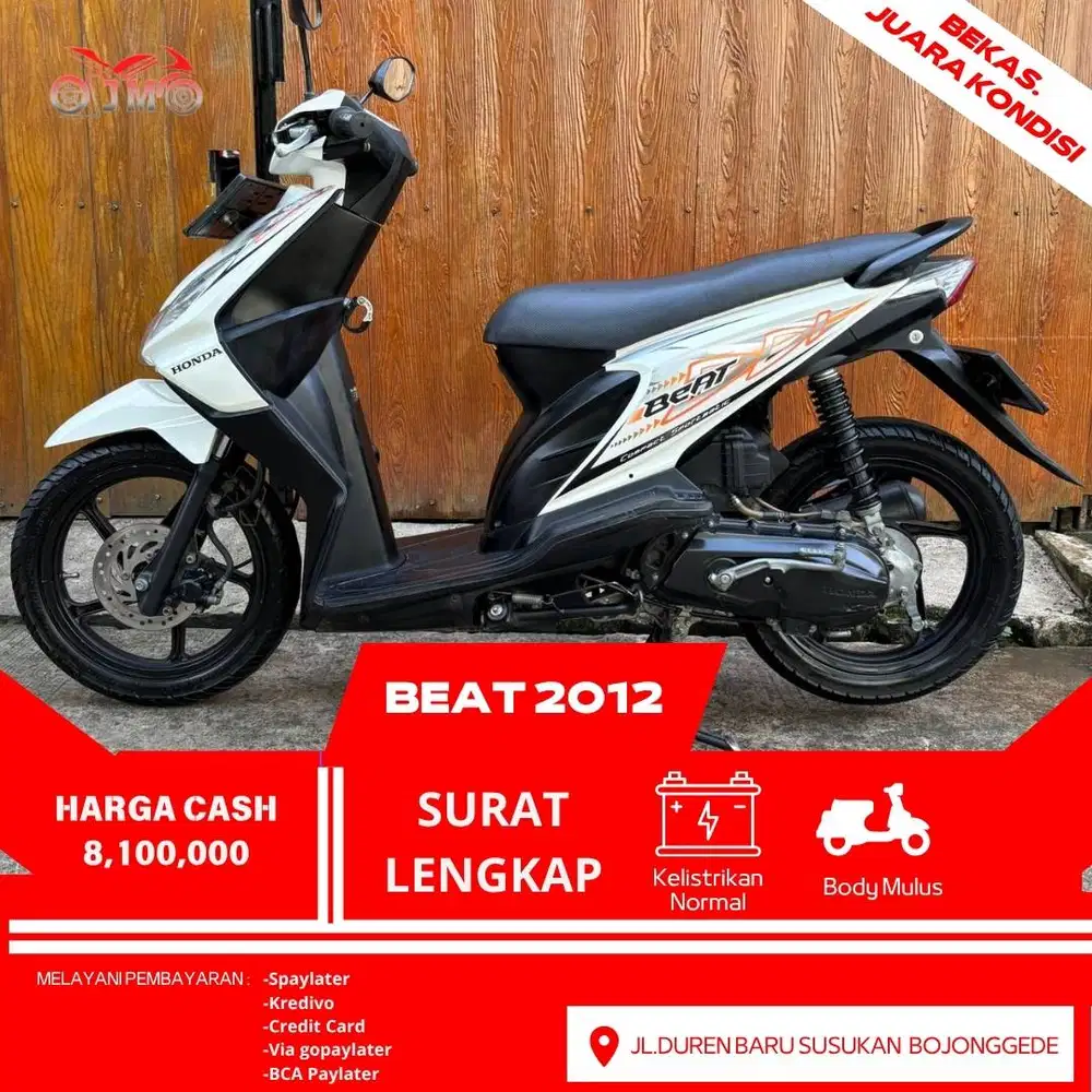 BEAT KARBU 2012 SURAT LENGKAP PAJAK AKTIF KONDISI TERAWAT SIAP PAKE