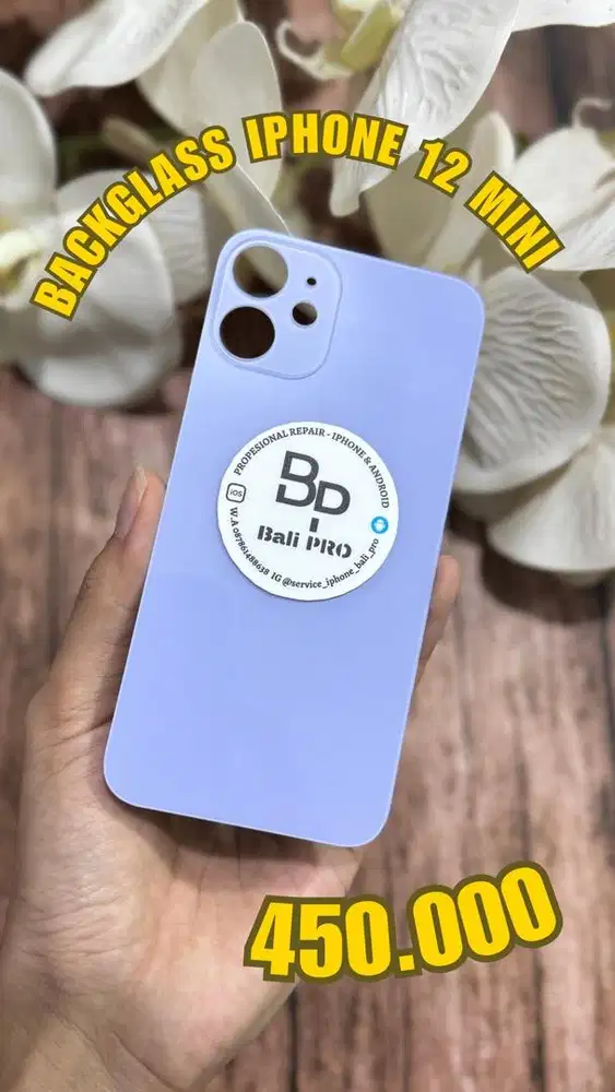 Backglass iPhone 12 / 12 Mini / 12 Pro / 12 Pro Max (4/5/26)