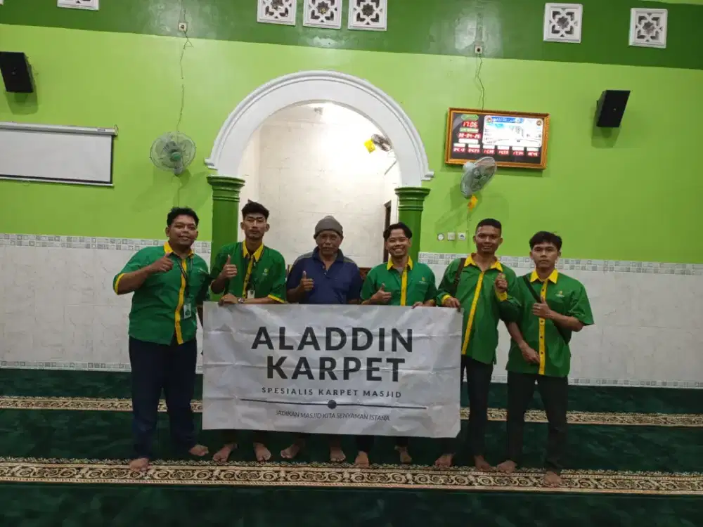 Karpet Masjid Premium Solo – Nyaman, Rapi & Tahan Lama