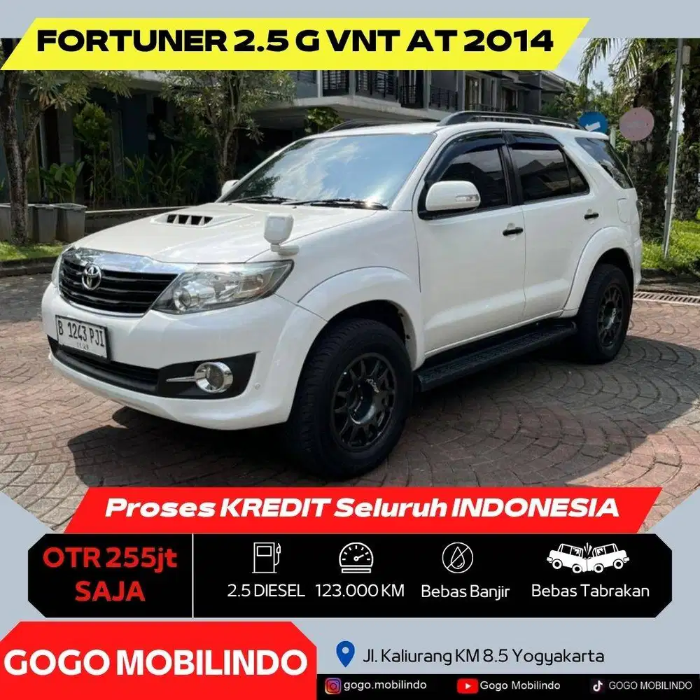 Toyota Fortuner G VNT Matic 2014 ISTIMEWA DP Minim Innova