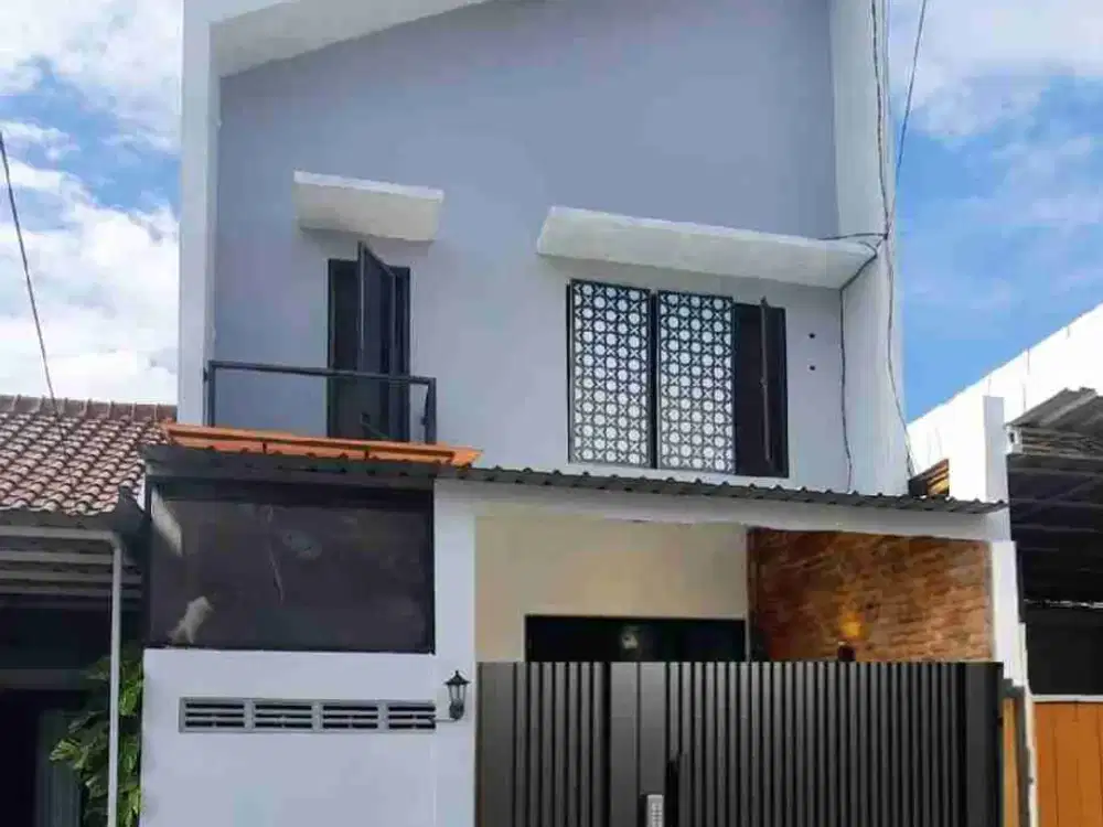rumah sulfat 2 lt bagus siap huni di pandanwangi dekat RS Puri bunda lingkungan aman 24 jam lokasi daerah blimbing jalan 8 meter bonus furniture