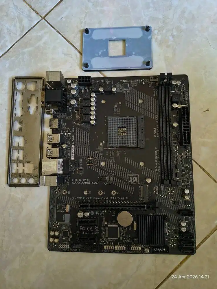 GIGABYTE A320M-S2H-CF Socket AMD AM4 DDR4 Ryzen Gen 1/2/3/4/5