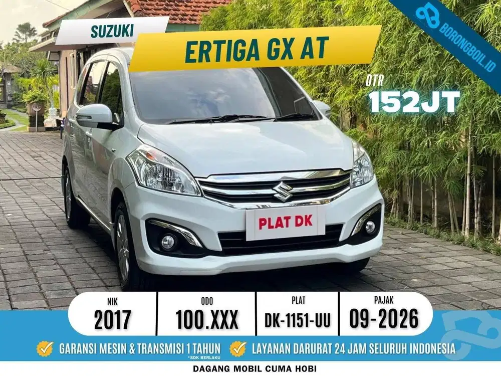 TERMURAH!! ERTIGA GX AT 2017 SIAP PAKAI
