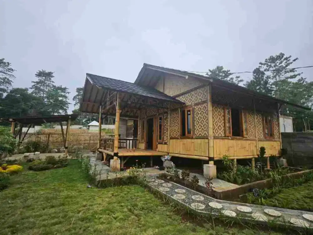 JUAL CEPAT VILA KAYU SUASANA SANGAT ASRI BANJARAN BANDUNG SELATAN HARGA TERJANGKAU