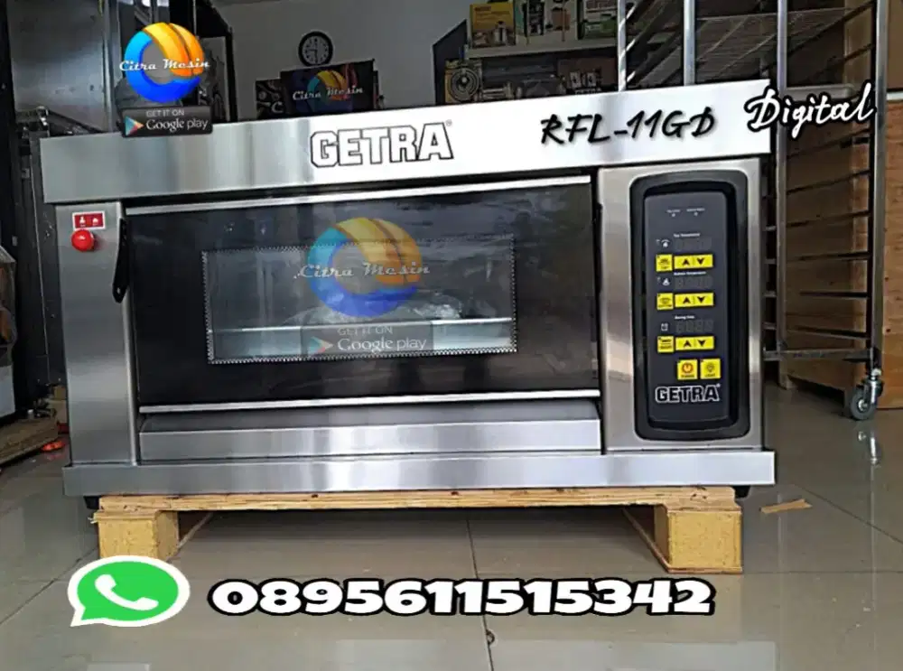 OVEN DECK GETRA DIGITAL RFL-11GD 1 DECK 1TRAY
