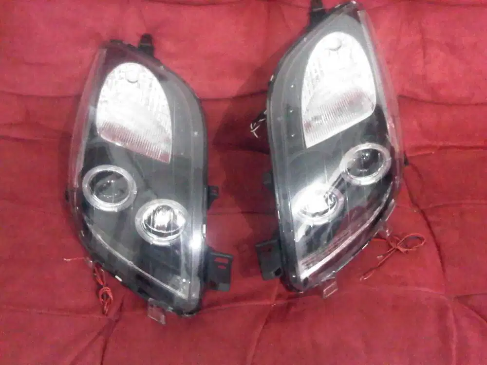 Headlamp yaris projie, angel eyes n stoplamp led model vitz