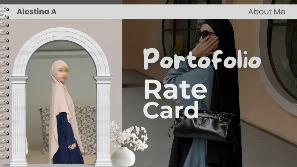 Jasa edit konten, portofolio & rate card sosmed