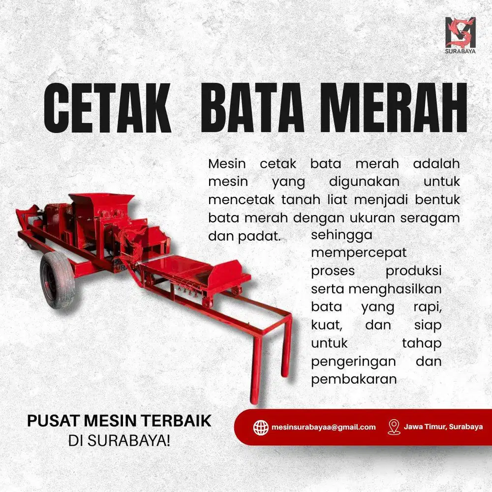 MESIN CETAK BATA MERAH