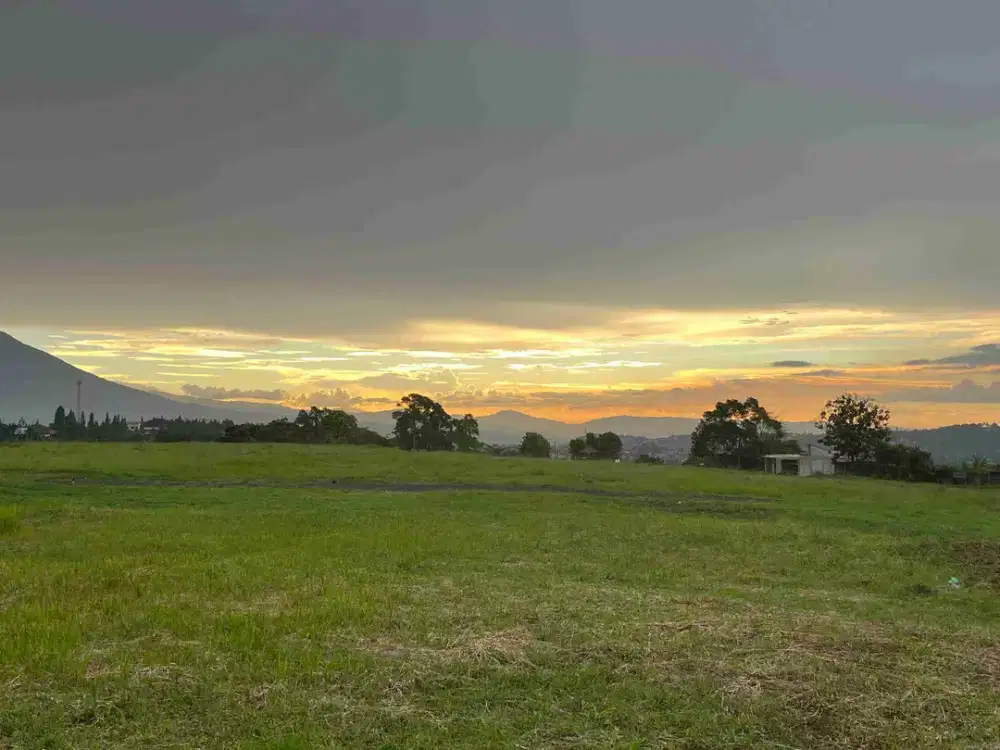 Tanah 1000 meter cocok untuk villa di puncak