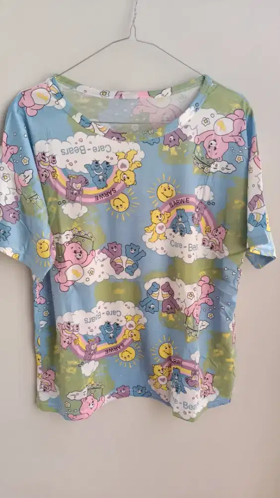Piyama/baju tidur lengan pendek
