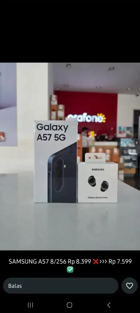samsung a57 free buds