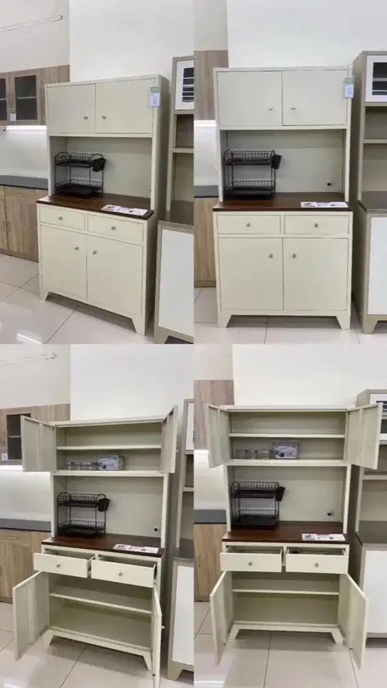 kitchen set bahan besi metal