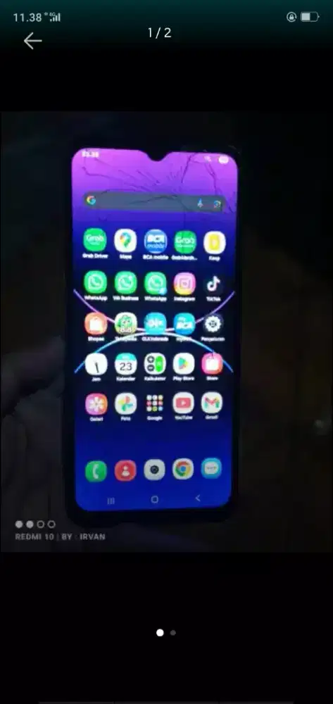 Lcd frame backdoor ORI Samsung 14