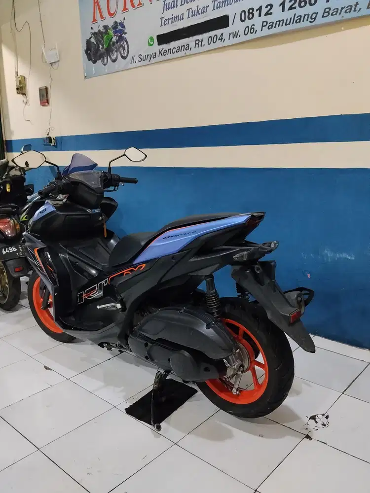 jual yamaha aerox new cybercity 2023 surat lengkap mulus