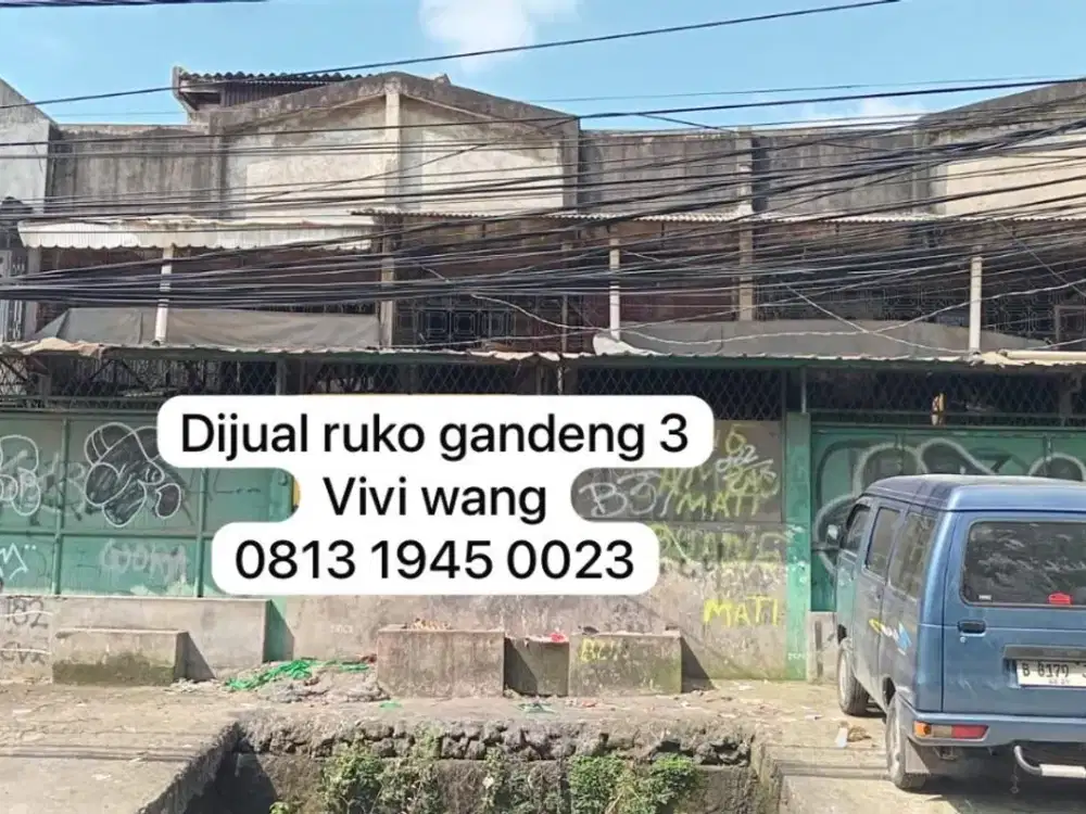 Dijual Ruko Gandeng Hitung Tanah di kapuk Murah